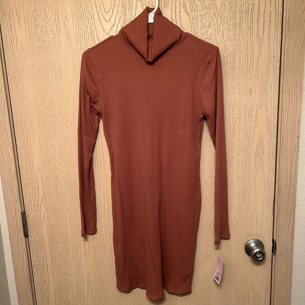 Pink Tight Sweater Dress